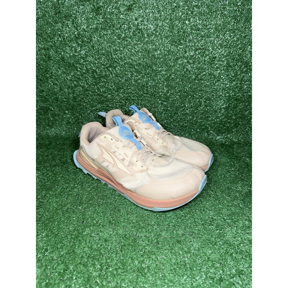 Altra Lone Peak 7 Women Size 9.5 Wide Beige Running Shoes Comfort Trail Sneakers - Picture 2 of 12